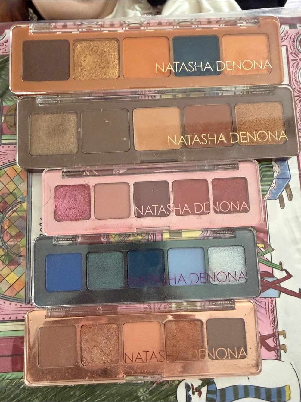 Natasha Denona Mini Palettes - Brown, Gold, Orange, Pink & Blue Shades - Picture 3 of 3